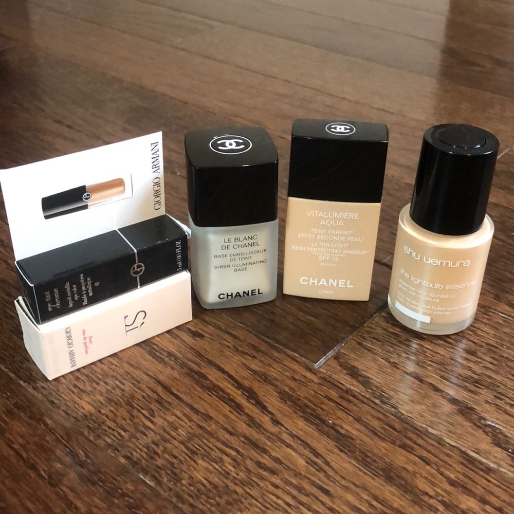 CHANEL, shu uemura, & Giorgio Armani